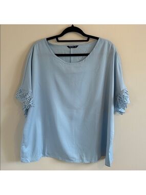 Plus - Short Sleeve Blouse - 3X / 18